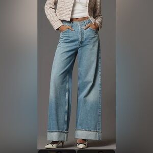 Agolde Light Blue Flare & Wide Leg Jeans